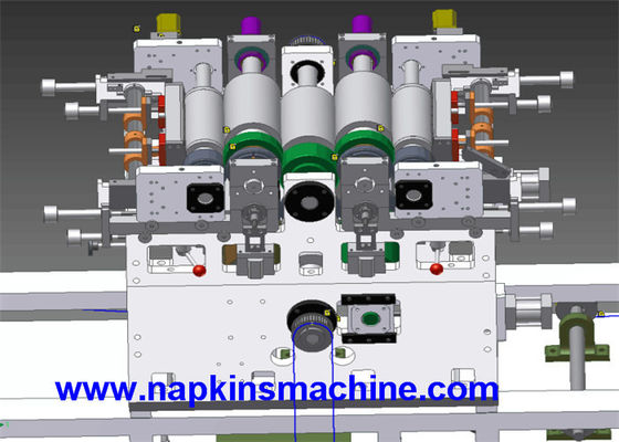 지멘스 모터 3000 시트 / 민 PLC 냅킨 인쇄 장비