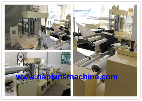 7.5KW 4 접힌 330 밀리미터 휴지 냅킨 성형기