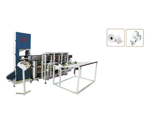 2.5KW 2700 밀리미터 길이 용지 슬리터 리와인더 기계 / 화장지 두루마리 절단기