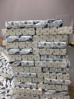 8 Packs / Min 2mm Width Diaper Packaging Machine / Tissue Paper Packaging Machine